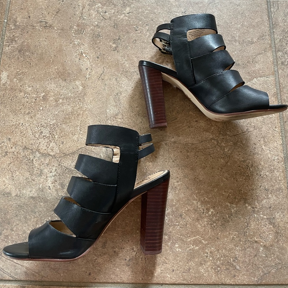 Splendid Leather Strappy Heel (6) - Picture 5 of 5